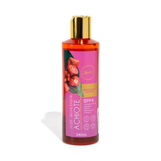 Aceite bronceador de achiote